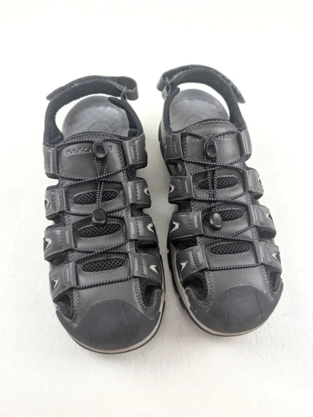 Skechers Tresmen Outseen Fisherman Sandal Mens 13 Gray Hiking Water Outdoor Shoe